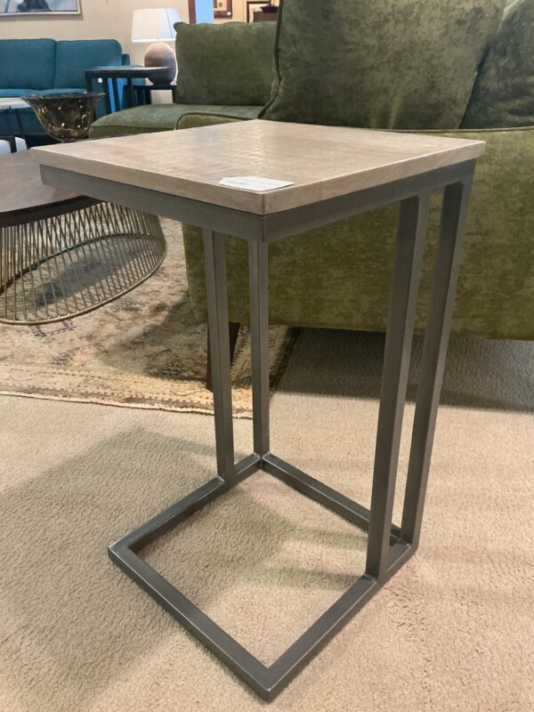 c shaped side table