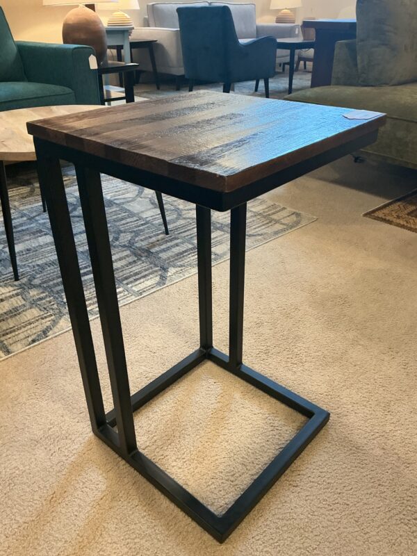 c shaped side table