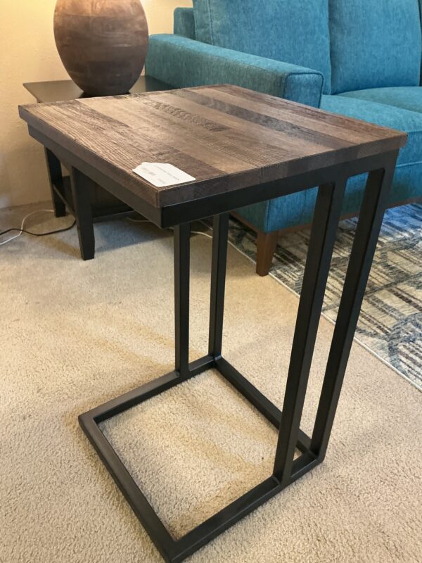 c shaped side table