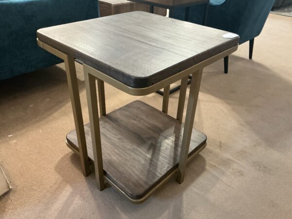 metal end table