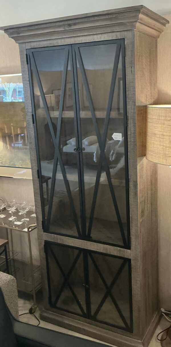 iron door cabinet