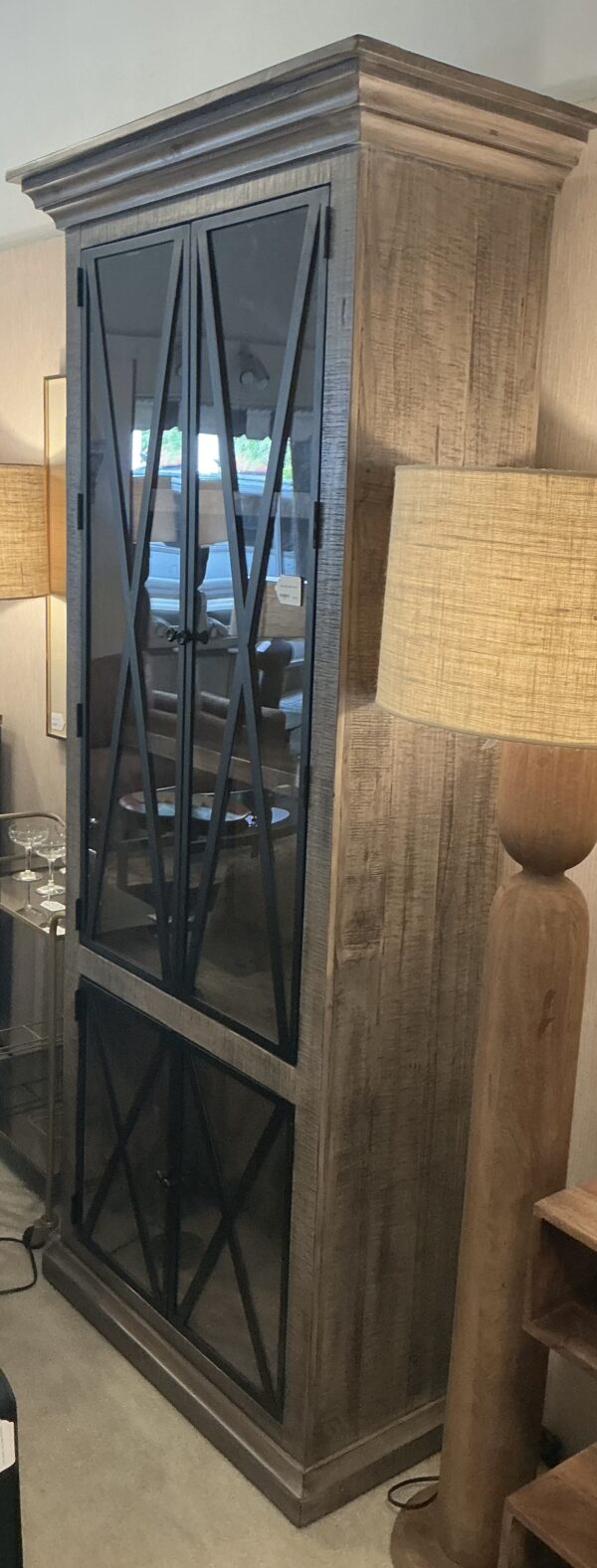 iron door cabinet