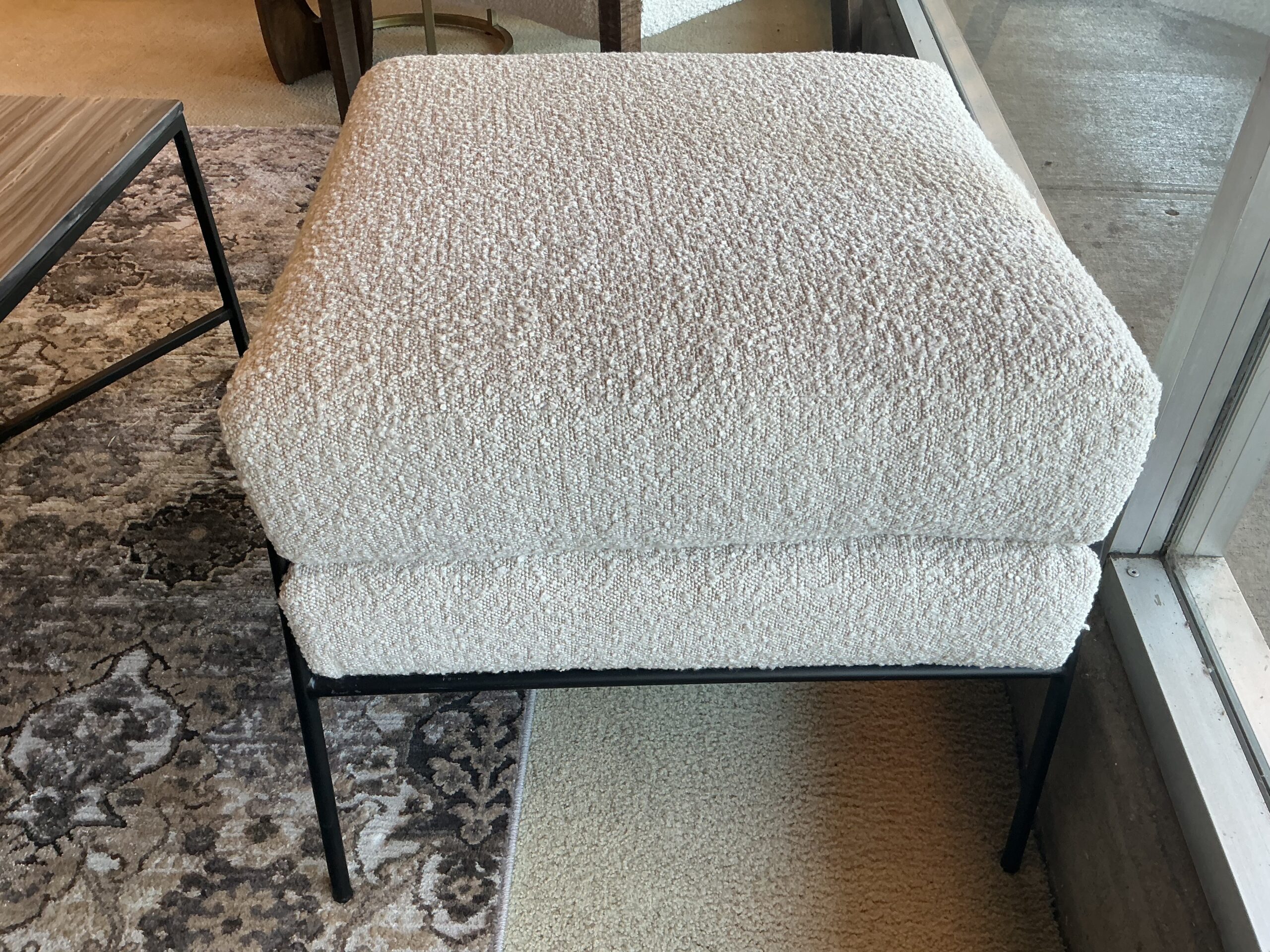white ottoman
