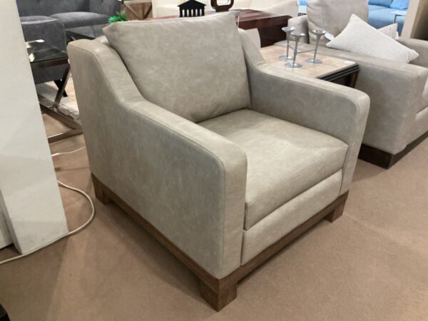 wooden framed based armchair
