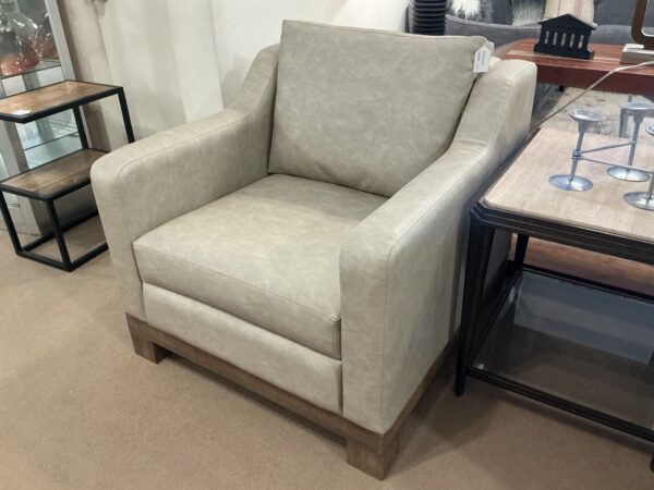 wooden framed based armchair