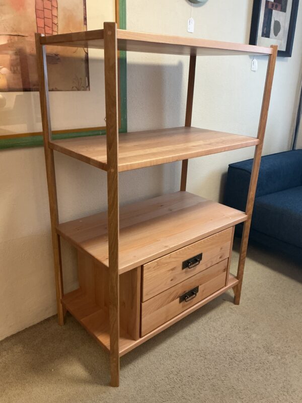 wood castle storage piece