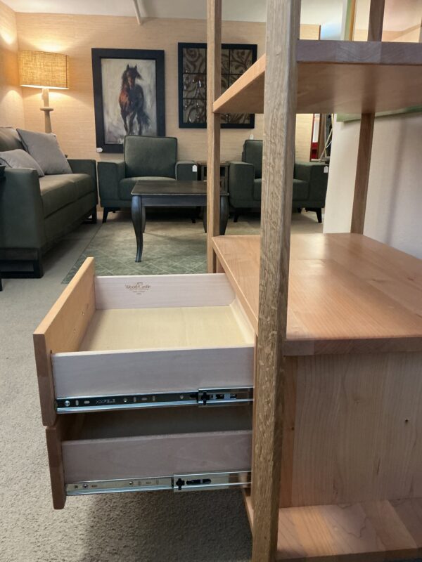 wood castle storage piece