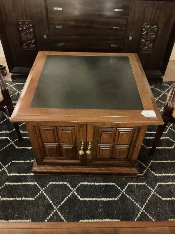 vintage square side table