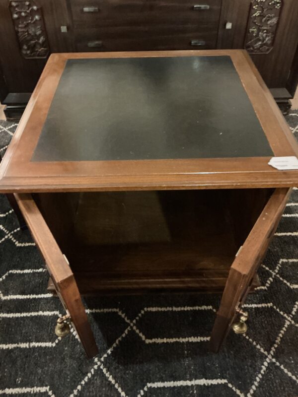 vintage square side table