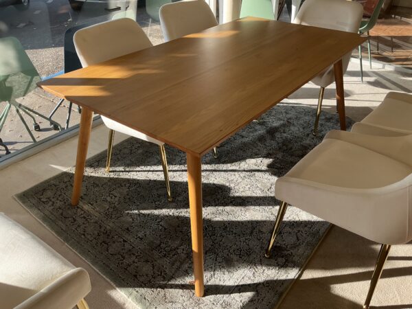 semi 71” oak dining table