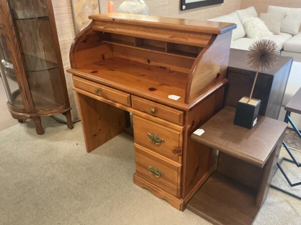 oak roll top desk