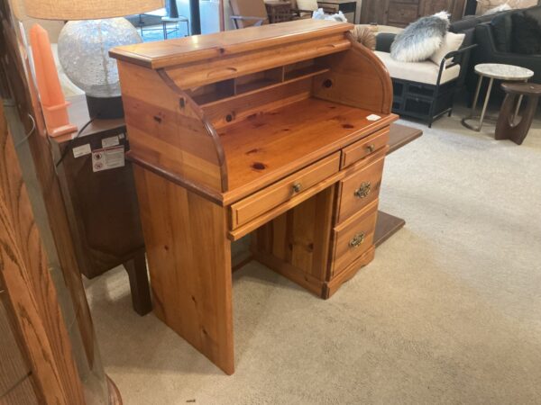 oak roll top desk