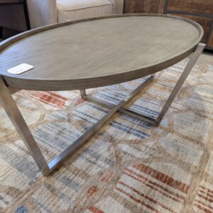 flax steel coffee table