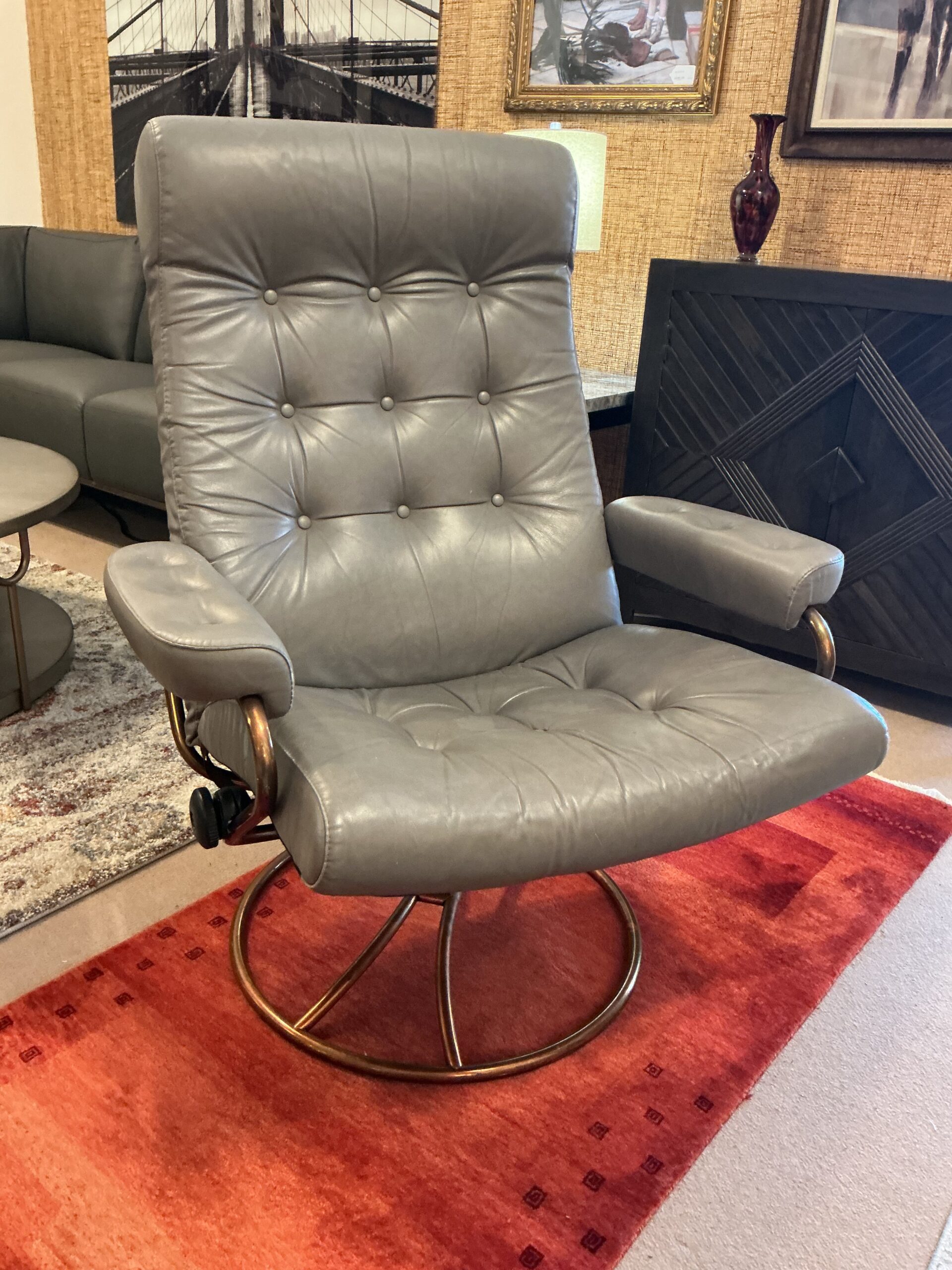 vintage ekones stressless chair
