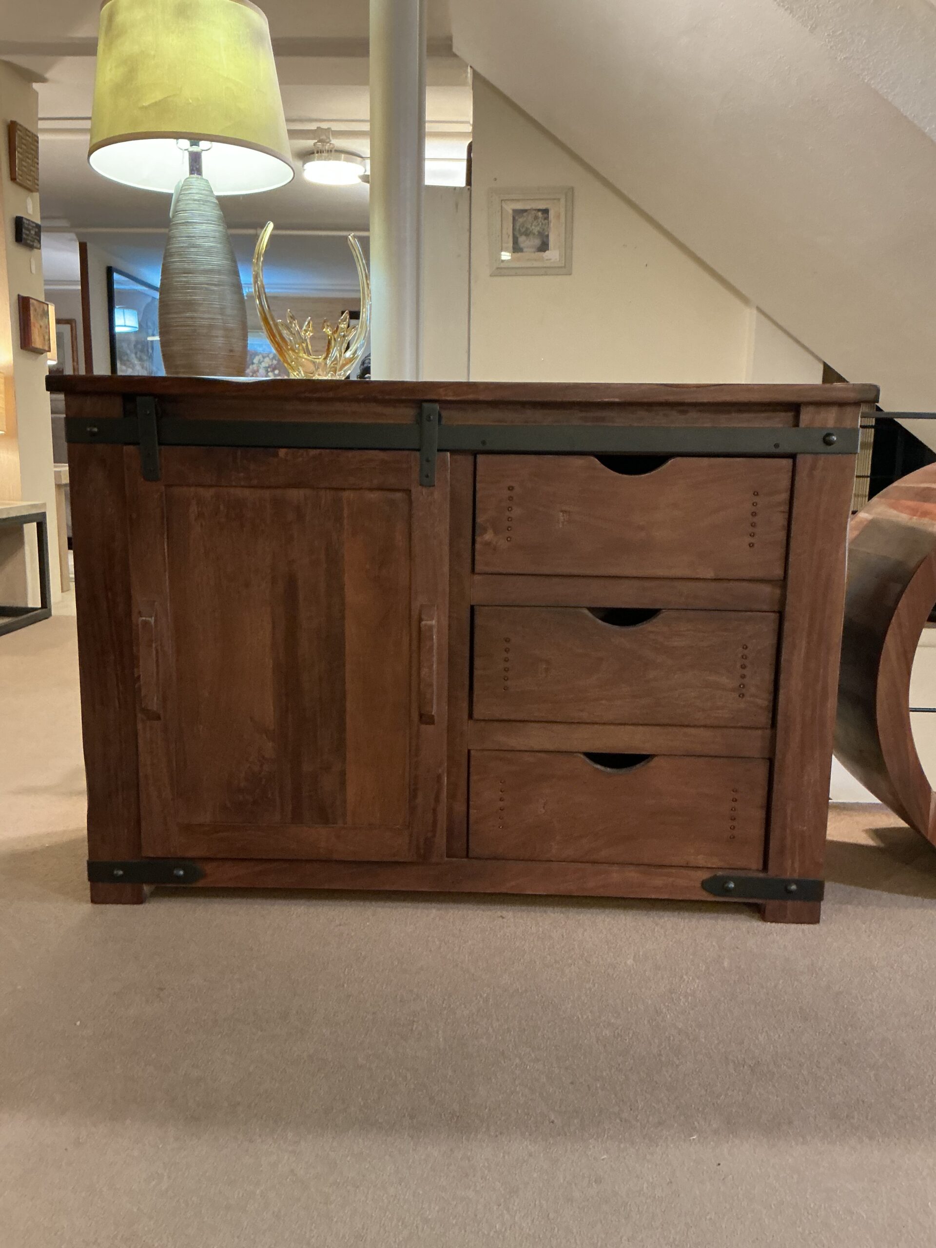 3 drawer 1 door 50” tv stand