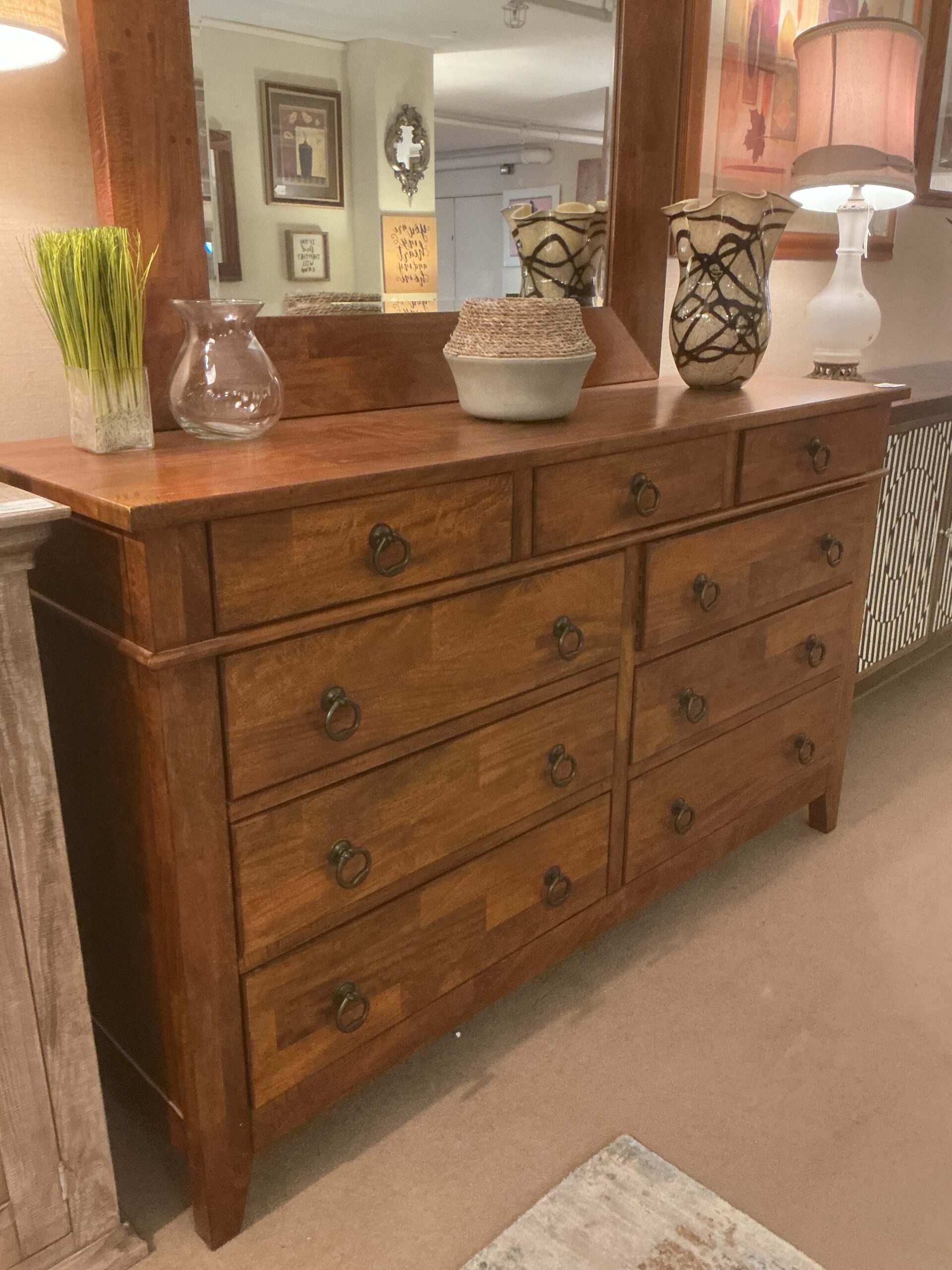 klaussner urban craftsman dresser