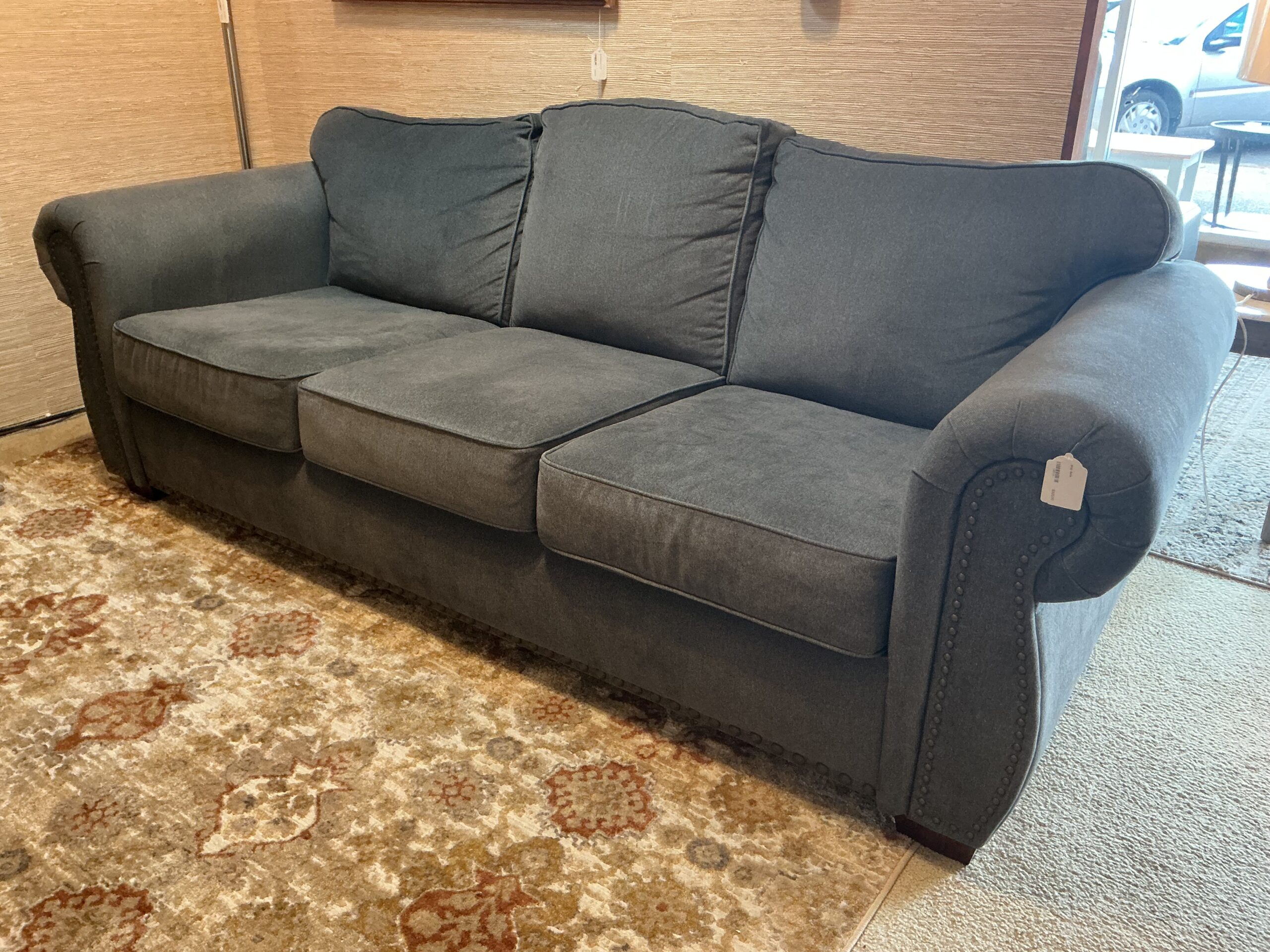 grey sofa
