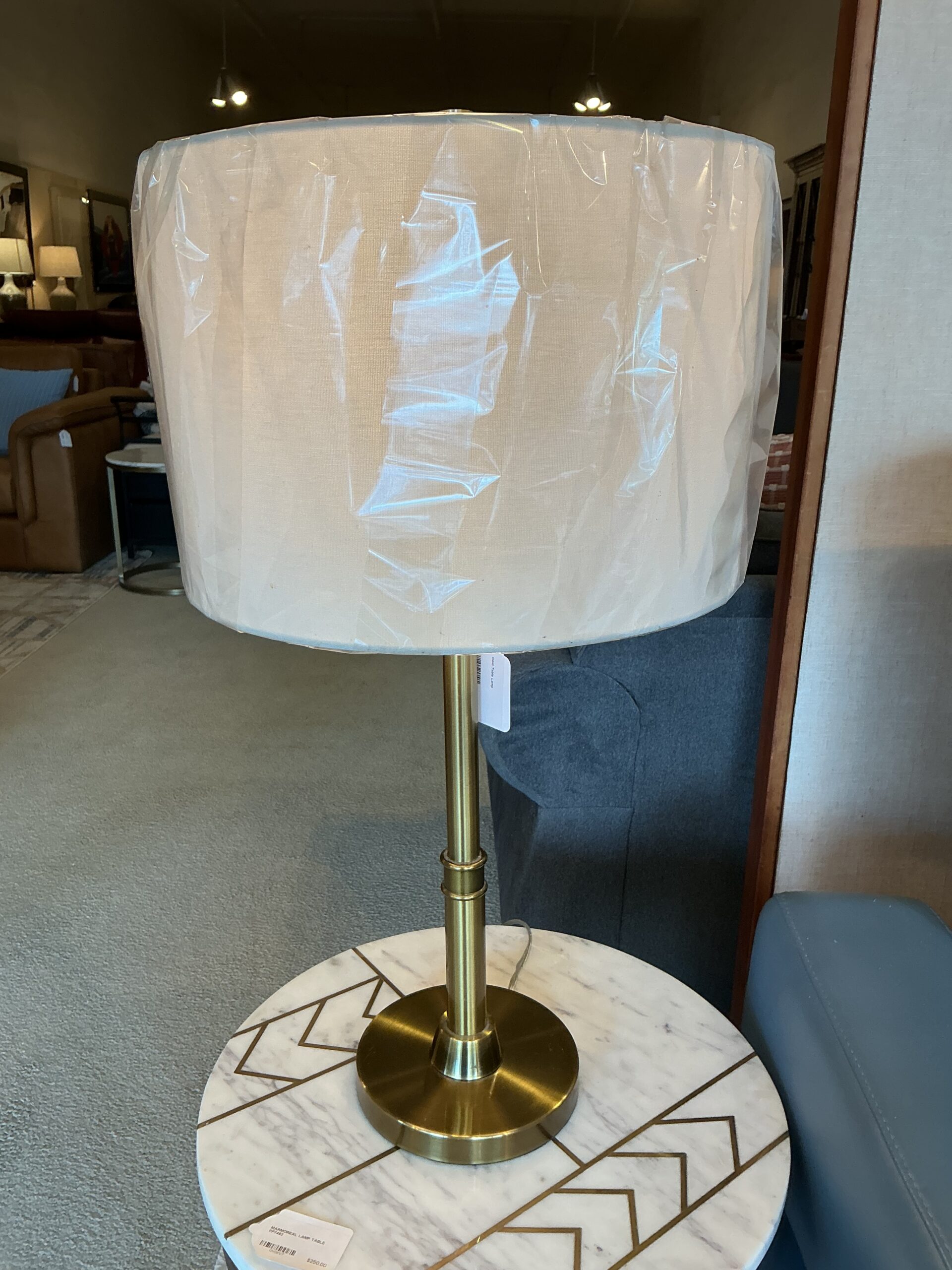 gold table lamp